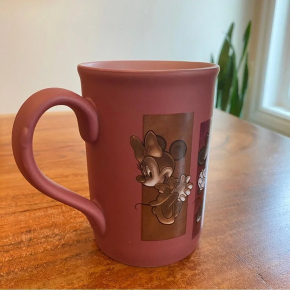 Disneyland Minnie Mouse Coffee Cup Mig  Pink Matte 14oz - Picture 9 of 11